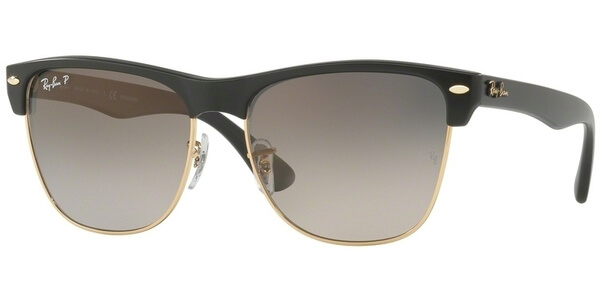 Sluneční brýle Ray-Ban® model 4175, barva obruby černá mat zlatá, čočka Šedá gradál polarizovaná, kód barevné varianty 877M3. 