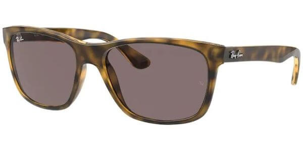 Sluneční brýle Ray-Ban® model 4181, barva obruby hnědá lesk, čočka fialová, kód barevné varianty 7107N. 