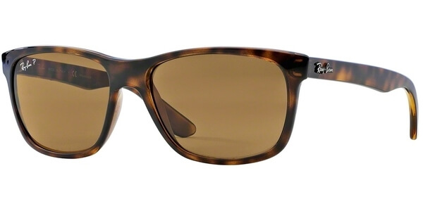 Sluneční brýle Ray-Ban® model 4181, barva obruby hnědá lesk, čočka hnědá polarizovaná, kód barevné varianty 71083. 