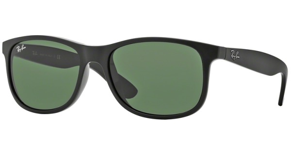 Sluneční brýle Ray-Ban® model 4202, barva obruby černá mat, čočka zelená, kód barevné varianty 606971. 
