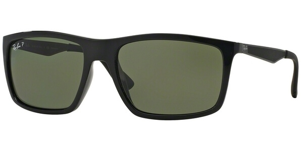 Sluneční brýle Ray-Ban® model 4228, barva obruby černá lesk, čočka zelená polarizovaná, kód barevné varianty 6019A. 