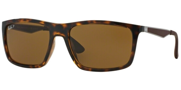 Sluneční brýle Ray-Ban® model 4228, barva obruby hnědá lesk, čočka hnědá polarizovaná, kód barevné varianty 71083. 