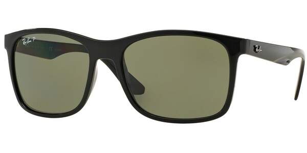 Sluneční brýle Ray-Ban® model 4232, barva obruby černá lesk, čočka zelená polarizovaná, kód barevné varianty 6019A. 