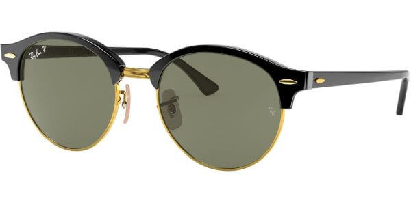 Sluneční brýle Ray-Ban® model 4246, barva obruby černá lesk zlatá, čočka zelená polarizovaná, kód barevné varianty 90158. 