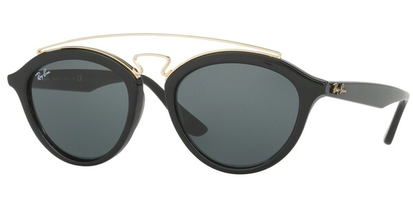 Sluneční brýle Ray-Ban® model 4257, barva obruby černá lesk zlatá, čočka zelená, kód barevné varianty 60171. 