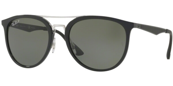 Sluneční brýle Ray-Ban® model 4285, barva obruby černá lesk, čočka zelená polarizovaná, kód barevné varianty 6019A. 