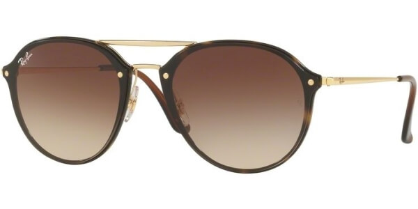 Sluneční brýle Ray-Ban® model 4292N, barva obruby hnědá lesk zlatá, čočka hnědá gradál, kód barevné varianty 71013. 