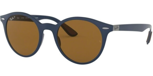 Sluneční brýle Ray-Ban® model 4296, barva obruby modrá mat, čočka hnědá polarizovaná, kód barevné varianty 633183. 