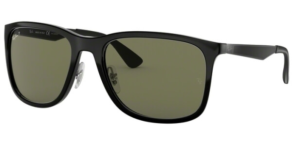 Sluneční brýle Ray-Ban® model 4313, barva obruby černá lesk, čočka zelená polarizovaná, kód barevné varianty 6019A. 