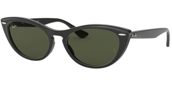 Sluneční brýle Ray-Ban® model 4314N, barva obruby černá lesk, čočka zelená, kód barevné varianty 60131. 