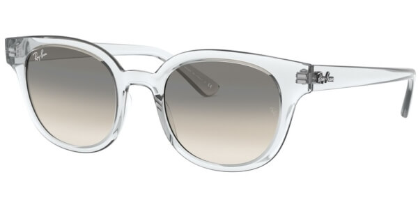 Sluneční brýle Ray-Ban® model 4324, barva obruby čirá lesk, čočka šedá gradál, kód barevné varianty 644732. 