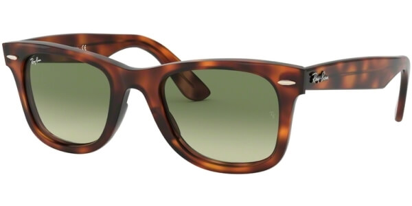Sluneční brýle Ray-Ban® model 4340, barva obruby hnědá lesk, čočka zelená gradál, kód barevné varianty 63974M. 