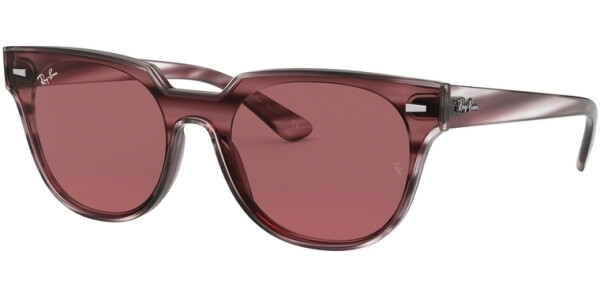Sluneční brýle Ray-Ban® model 4368N, barva obruby červená lesk čirá, čočka červená, kód barevné varianty 643175. 