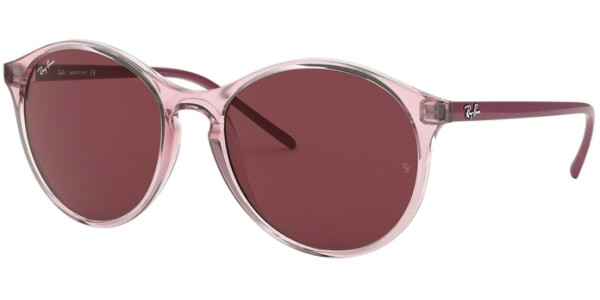 Sluneční brýle Ray-Ban® model 4371, barva obruby růžová lesk, čočka červená, kód barevné varianty 640075. 