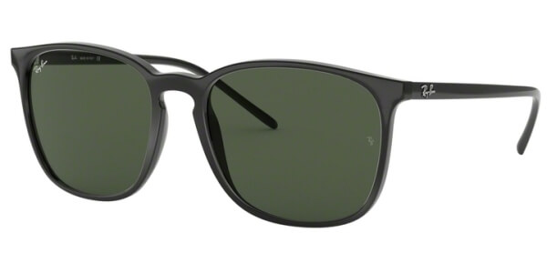 Sluneční brýle Ray-Ban® model 4387, barva obruby černá lesk, čočka zelená, kód barevné varianty 60171. 