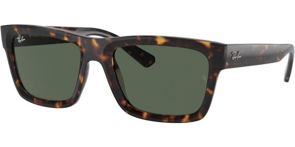 Sluneční brýle Ray-Ban® model 4396, barva obruby hnědá lesk, čočka zelená, kód barevné varianty 135971. 