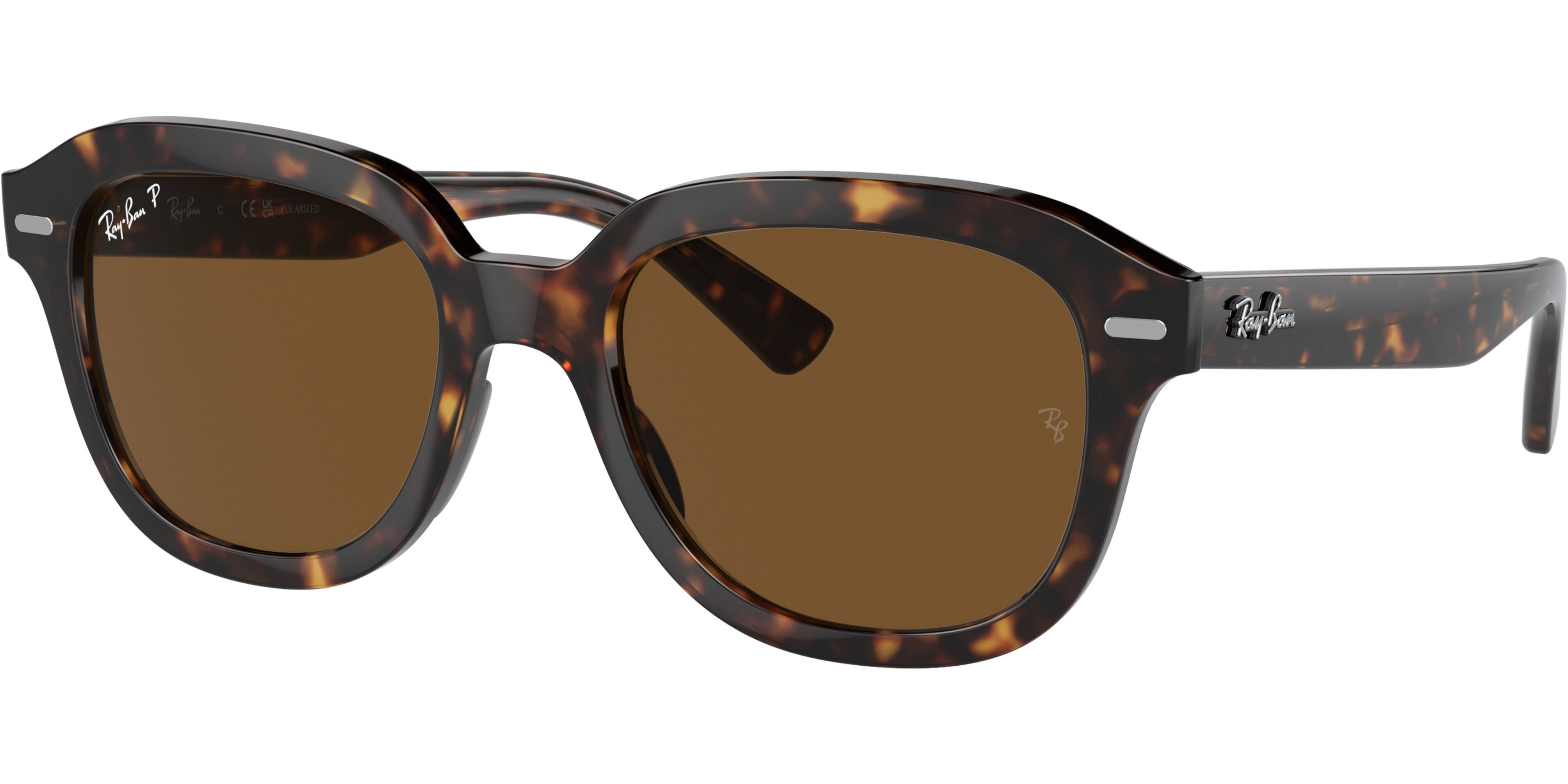 Sluneční brýle Ray-Ban® model 4398, barva obruby hnědá lesk, čočka hnědá polarizovaná, kód barevné varianty 90257. 