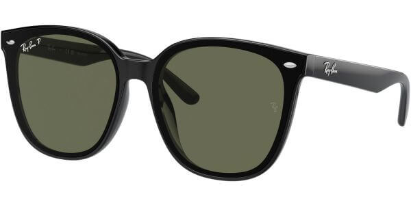 Sluneční brýle Ray-Ban® model 4423D, barva obruby černá lesk černná, čočka zelená gradál polarizovaná, kód barevné varianty 6019A. 