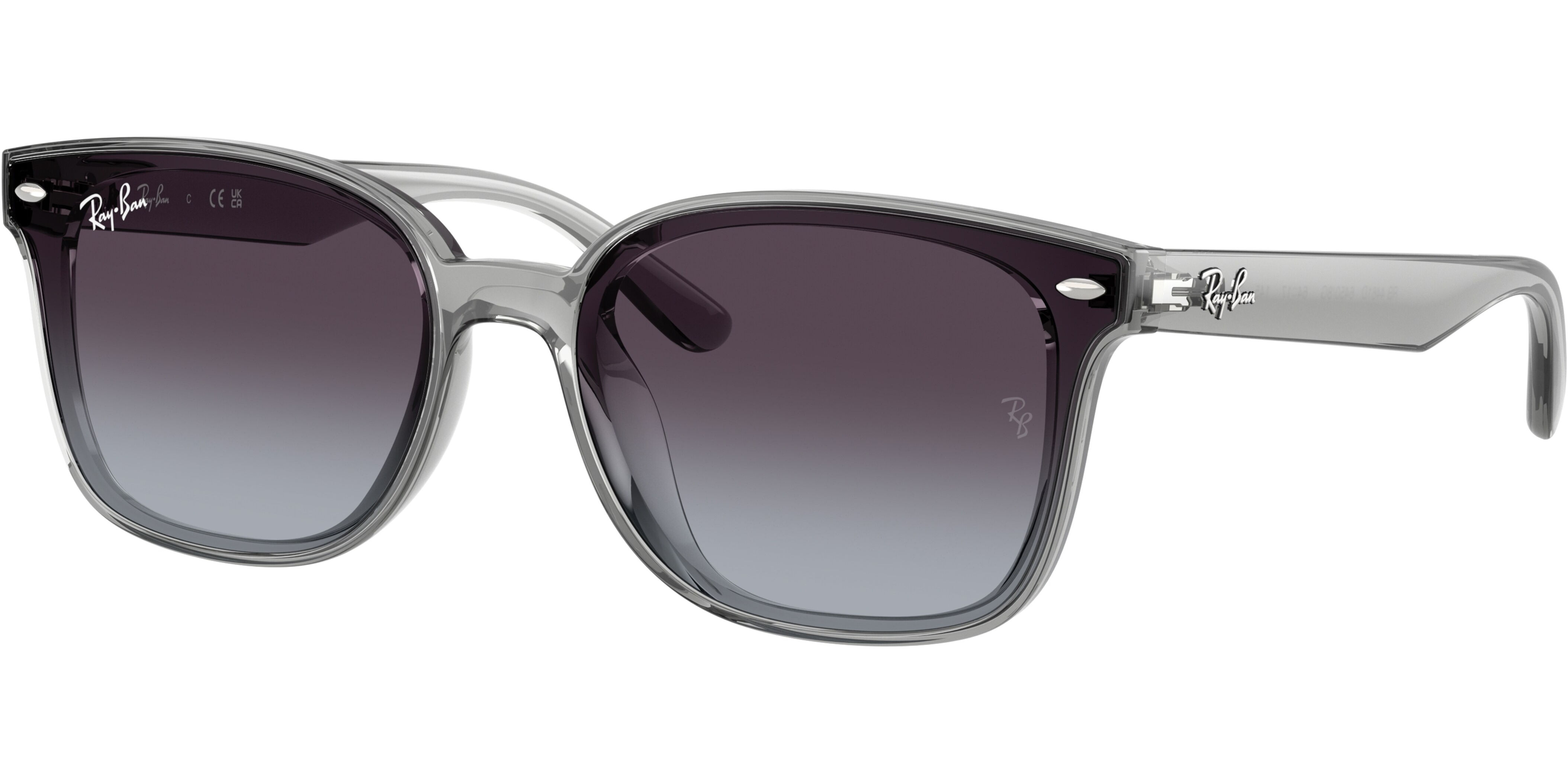 Sluneční brýle Ray-Ban® model 4451, barva obruby šedá lesk, čočka šedá gradál, kód barevné varianty 645008G. 