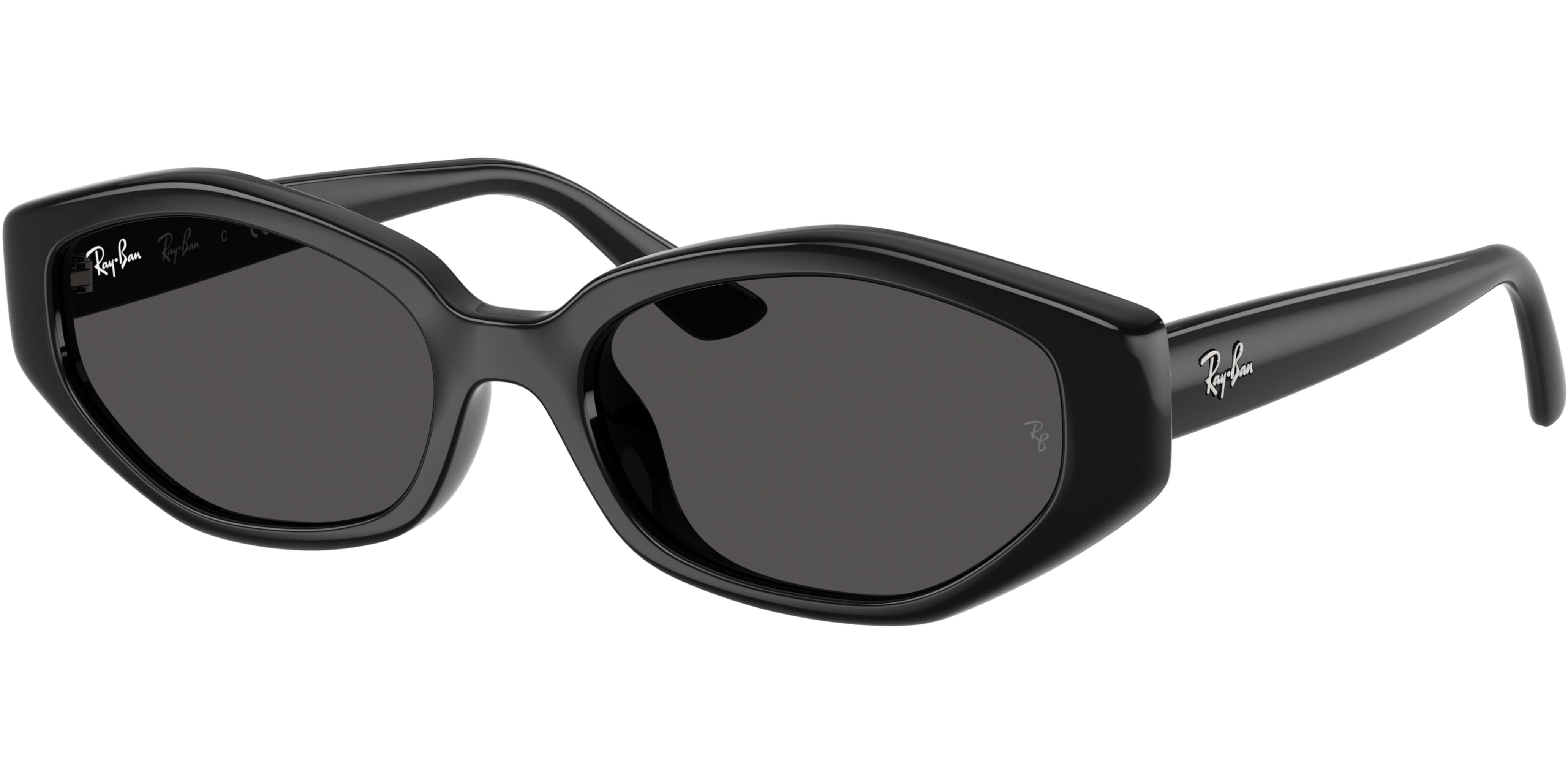 Sluneční brýle Ray-Ban® model 4473D, barva obruby černá lesk, čočka šedá, kód barevné varianty 667787. 