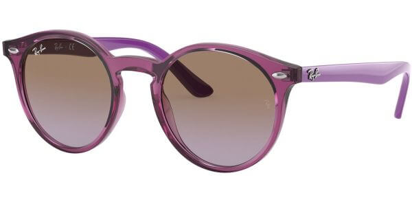 Sluneční brýle Ray-Ban® model 9064S, barva obruby fialová lesk, čočka hnědá gradál, kód barevné varianty 706468. 