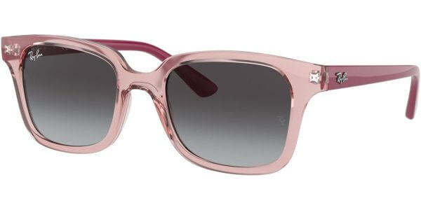 Sluneční brýle Ray-Ban® model 9071S, barva obruby růžová lesk čirá, čočka šedá gradál, kód barevné varianty 70678G. 