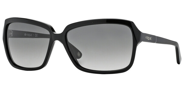 Sluneční brýle Vogue model 2660S, barva obruby černá lesk, čočka šedá gradál, kód barevné varianty W4411. 