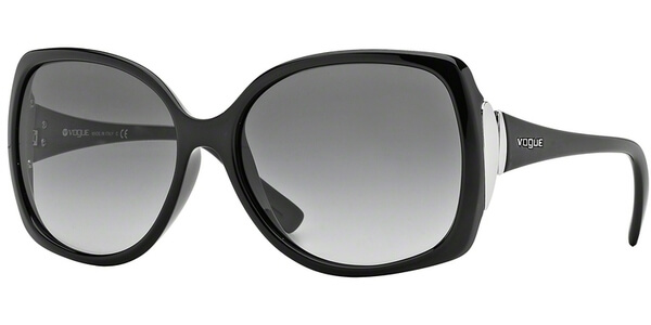 Sluneční brýle Vogue model 2695S, barva obruby černá lesk, čočka šedá gradál, kód barevné varianty W4411. 