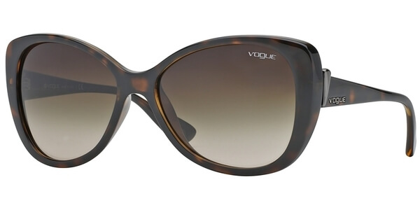 Sluneční brýle Vogue model 2819S, barva obruby hnědá lesk, čočka hnědá gradál, kód barevné varianty W65613. 