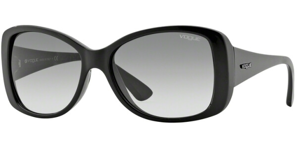 Sluneční brýle Vogue model 2843S, barva obruby černá lesk, čočka šedá gradál, kód barevné varianty W4411. 