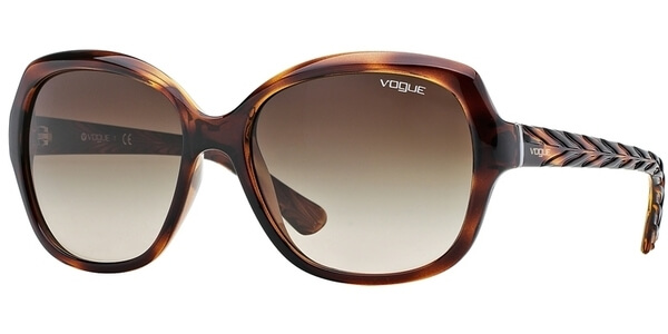 Sluneční brýle Vogue model 2871S, barva obruby hnědá lesk, čočka hnědá gradál, kód barevné varianty 150813. 