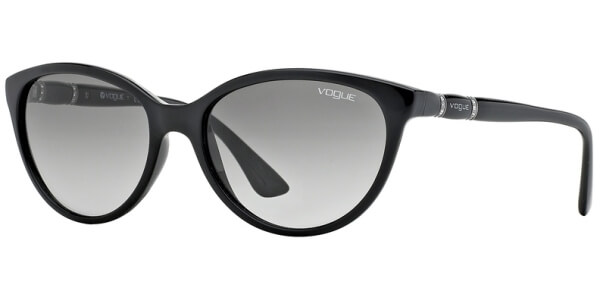 Sluneční brýle Vogue model 2894SB, barva obruby černá lesk, čočka šedá gradál, kód barevné varianty W4411. 