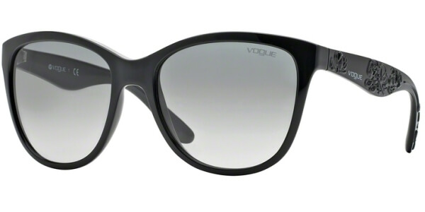 Sluneční brýle Vogue model 2897S, barva obruby černá lesk, čočka šedá gradál, kód barevné varianty W4411. 