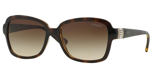 Sluneční brýle Vogue model 2942SB, barva obruby hnědá lesk, čočka hnědá gradál, kód barevné varianty W65613. 