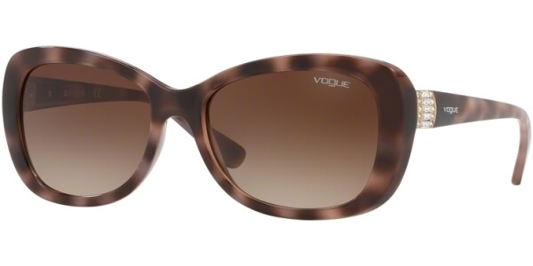Sluneční brýle Vogue model 2943SB, barva obruby hnědá lesk růžová, čočka hnědá gradál, kód barevné varianty 270713. 