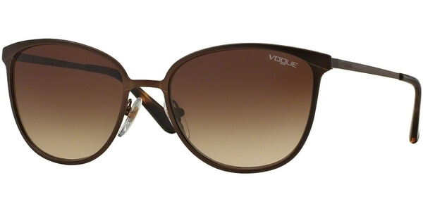 Sluneční brýle Vogue model 4002S, barva obruby hnědá mat, čočka hnědá gradál, kód barevné varianty 934S13. 