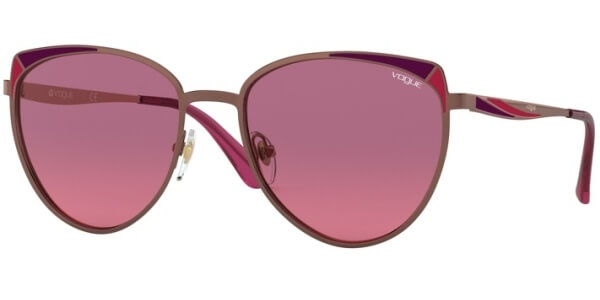 Sluneční brýle Vogue model 4151S, barva obruby červená mat, čočka růžová gradál, kód barevné varianty 507420. 