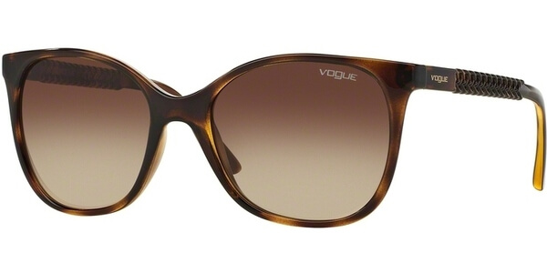 Sluneční brýle Vogue model 5032S, barva obruby hnědá lesk, čočka hnědá gradál, kód barevné varianty W65613. 
