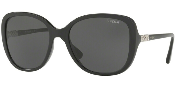 Sluneční brýle Vogue model 5154SB, barva obruby černá lesk, čočka šedá, kód barevné varianty W4487. 