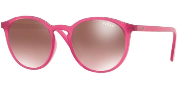 Sluneční brýle Vogue model 5215S, barva obruby růžová lesk, čočka hnědá gradál, kód barevné varianty 2610H8. 