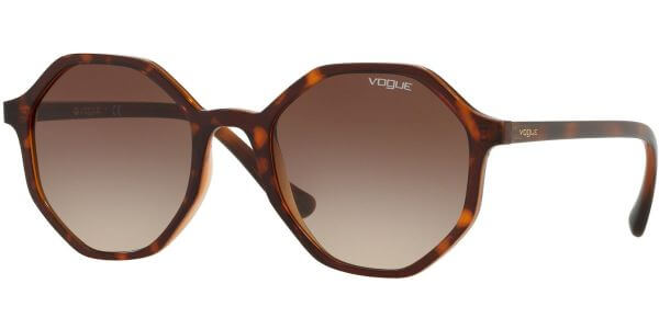 Sluneční brýle Vogue model 5222S, barva obruby hnědá mat, čočka hnědá gradál, kód barevné varianty 238613. 