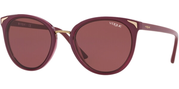Sluneční brýle Vogue model 5230S, barva obruby červená lesk, čočka červená, kód barevné varianty 255575. 