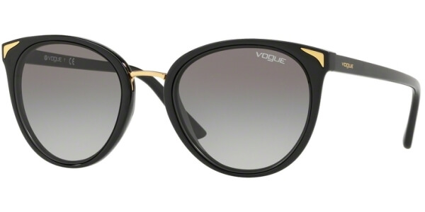Sluneční brýle Vogue model 5230S, barva obruby černá lesk, čočka šedá gradál, kód barevné varianty W4411. 
