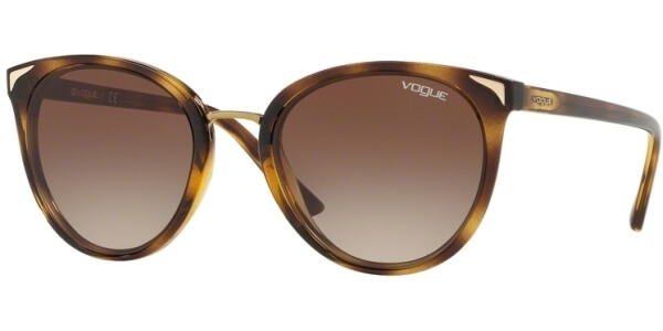 Sluneční brýle Vogue model 5230S, barva obruby hnědá lesk, čočka hnědá gradál, kód barevné varianty W65613. 