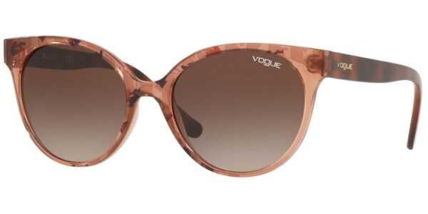 Sluneční brýle Vogue model 5246S, barva obruby hnědá lesk, čočka hnědá gradál, kód barevné varianty 272813. 
