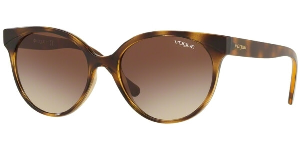 Sluneční brýle Vogue model 5246S, barva obruby hnědá lesk, čočka hnědá gradál, kód barevné varianty W65613. 