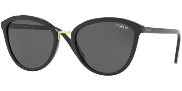 Sluneční brýle Vogue model 5270S, barva obruby černá lesk, čočka šedá, kód barevné varianty W4487. 