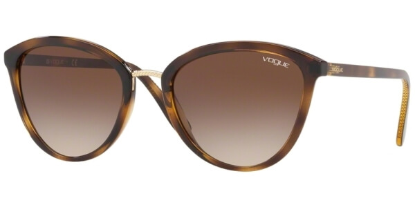 Sluneční brýle Vogue model 5270S, barva obruby hnědá lesk, čočka hnědá gradál, kód barevné varianty W65613. 