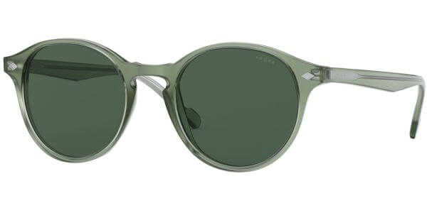 Sluneční brýle Vogue model 5327S, barva obruby zelená lesk čirá, čočka zelená, kód barevné varianty 282071. 