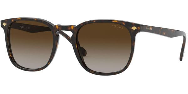 Sluneční brýle Vogue model 5328S, barva obruby hnědá lesk, čočka hnědá gradál, kód barevné varianty W65613. 
